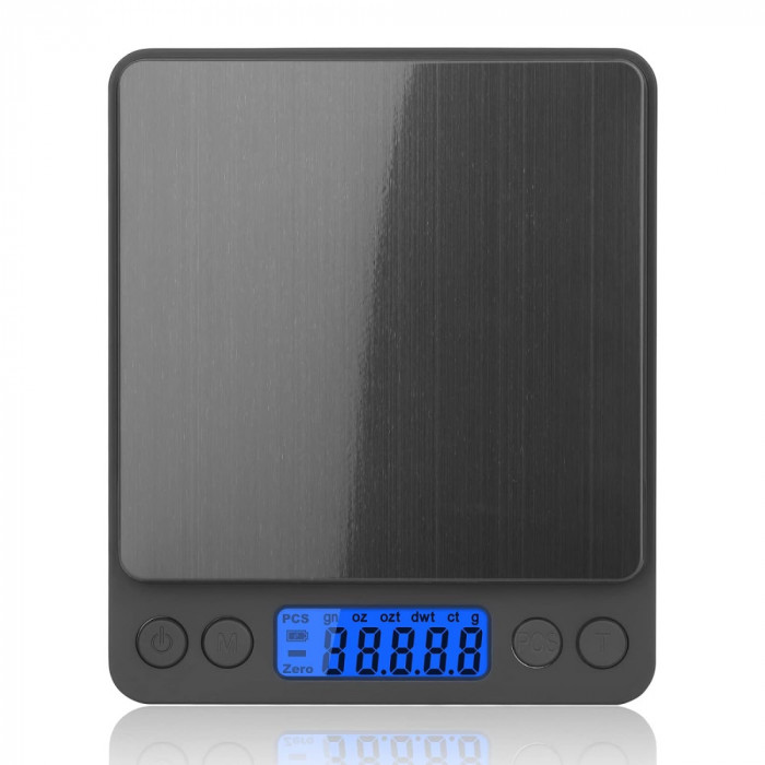 Cantar digital de bucatarie 0,1 g/3 kg PSC/functie tara/afisaj LCD,