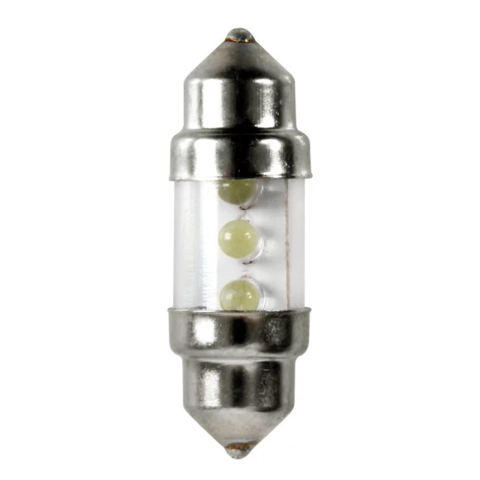 Bec tip LED 12V sofit cu 3 leduri 10x31mm SV85-8 2buc - Curcubeu Garage AutoRide