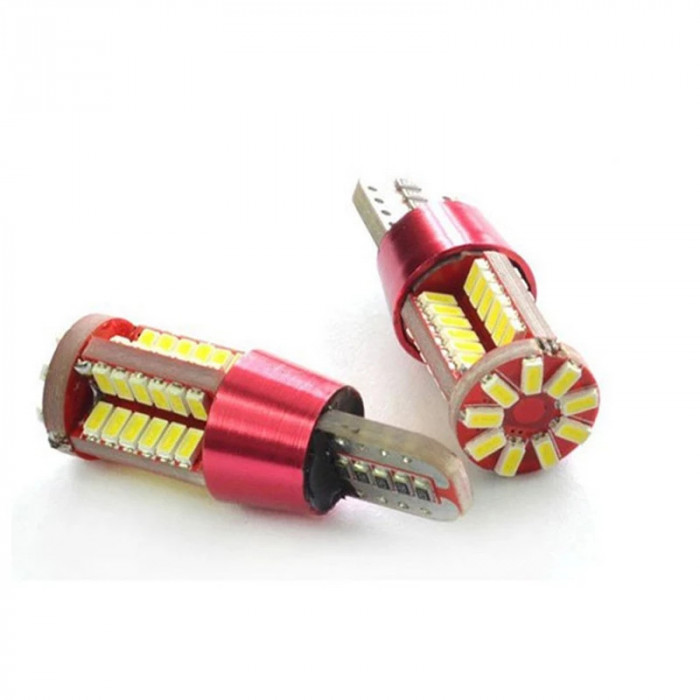 Set 2 Becuri LED T10 W5W , 57 LED SMD