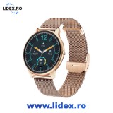 Smartwatch Edorix, Apeluri Bluetooth, Ecran TFT 1.39 inch, Monitorizare Ritm Cardiac, SpO2, Somn, Pedometru, Rezistent la Apa, Compatibil Android, Aut