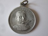 Medalie aluminiu Germania Mareșalul Von Hindenburg-Wetzlar 1924,diam.=33 mm