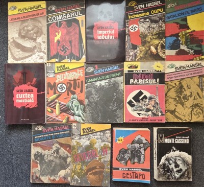 SVEN HASSEL - Set 14 titluri (complet) foto