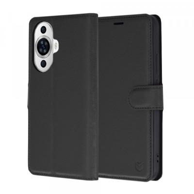Husa pentru Huawei nova 12s / nova 11, Techsuit, Leather Folio, Neagra foto