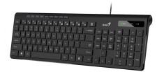 TASTATURA GENIUS USB, 104 taste (chocolate style), black, &amp;quot;SLIMSTAR 230II&amp;quot; &amp;quot;31310048400&amp;quot; (timbru verde 0.8 lei) foto