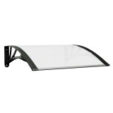 Cumpara ieftin Copertina de usa, negru si transparent, 80x75 cm, policarbonat
