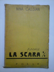 NINA CASSIAN - LA SCARA 1/1-Poeme - Cu un portret de PERAHIM - princeps foto