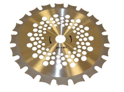 Disc taietor 40T - Vidia dublu - 255 x 25.4mm (MC) PowerTool TopQuality foto