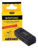 Patona Dual USB incarcator pentru Insta360 ONE R 360 ONE RS INST100-04