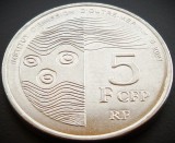 Cumpara ieftin Moneda exotica 5 FRANCI CFP - Teritoriile Franceze din Pacific, anul 2021 * 415 B = UNC rară!