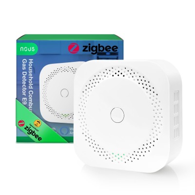 Detector scurgeri de gaz Smart Nous E9, Zigbee 3.0, compatibil Alexa Google Assistant foto