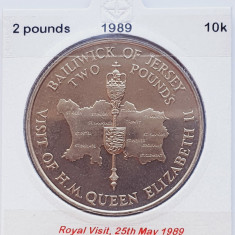 2059 Jersey 2 Pounds 1989 Elizabeth II (Royal Visit) km 76