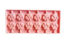 Forma silicon 12 cavitati, Labute, Acadele din ciocolata sau Acadele din zahar, Roz, 26 cm, 244COF