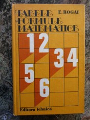 Tabele Si Formule Matematice - E. Rogai foto