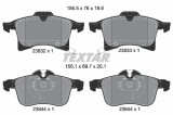 Set placute frana TEXTAR 2383201