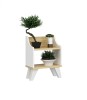 Masuta Buddy, Alb/Stejar, 35 x 22 x 506 cm