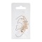 Set 6 Cercei Dama Aurii Simpli cu Strass, Ear cuff