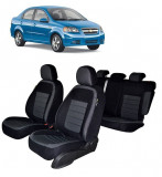 Cumpara ieftin Set huse scaun Chevrolet Aveo Sedan (T250) 2006-2011 (Bancheta Fractionata) Cu Tetiere Spate In Forma De L
