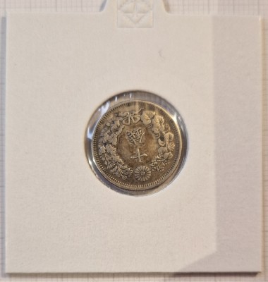 276 Japonia, Japan, 10 Sen Meiji 41, 1908, Y#29, argint foto