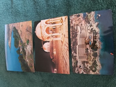 lot trei carti postale ,vederi Israel ,Marea Galileei Ierusalim sinagoga ,Mexic foto