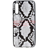 Toc TPU Leather Snake Samsung Galaxy A50 Silver
