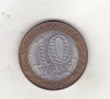 Bnk mnd Rusia 10 ruble 2002 SPMD , Kostroma , bimetal, Europa