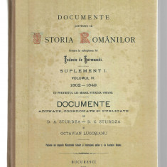 Documente privitoare la Istoria Romanilor - Eudoxiu de Hurmuzaki IV Sturdza 1891