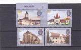 ORASELE ROMANIEI - BRASOV,SERIE COMPLETA,2016, MNH,ROMANIA., Istorie, Nestampilat