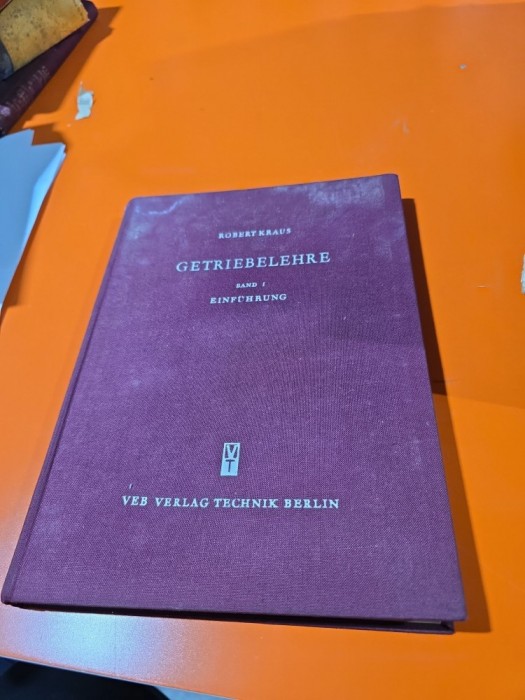 GETRIEBELEHRE - ROBERT KRAUS 1951