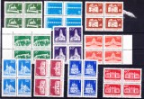 TSV$ - 1973 LP 837 MONUMENTE, VALORI MICI (UZUALE) BLOC X 4 MNH/** LUX