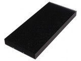 Radiator Extrudat cu Aripioare Negru 200x90x17 mm