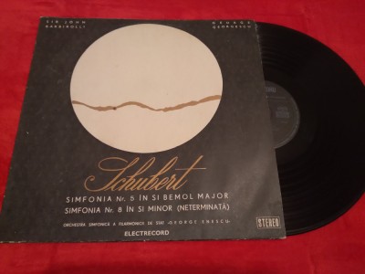 VINIL SCHUBERT-SIMFONIA NR.5 IN SI BEMOL MAJOR/SIMFONIA NR.8 NETERMINATA ECE0674 foto