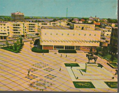 CPI B14176 CARTE POSTALA - TULCEA. PIATA CIVICA foto