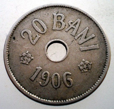 2.384 ROMANIA 20 BANI 1906 foto