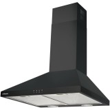 Hota incorporabila decorativa Hansa OKP6321ZBH, Putere de absorbtie 420 mc/h, 1 motor, 60 cm, Negru