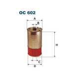 Filtru ulei Filtron OC602 Daewoo Korando 192006, Musso, Mercedes 190 W201, 2410 191995; Clasa C W202, Clasa G W461; W463; 124 W124/S124; SSangYONG