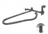 Furtun aerisire arbore cotit, Audi A4 (B5), 1994-2002, A6, (C5) 1997-2005, Vw Passat B5 1997-2005, Motorizare 2,4; 2,8,