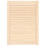 Usa de dulap cu design lambriu, 69x49,4 cm, lemn masiv de pin