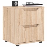 Gossi noptiera &quot;visnes&quot; stejar sonoma 45x40x50 cm lemn prelucrat