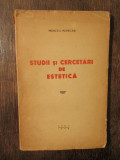 Studii și cercetări de estetică - Mircea Mancaș