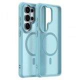 Husa MagSafe pentru Samsung Galaxy S26 Ultra S948, Techsuit, HaloFrost II, Verde Deschis