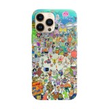 Husa compatibila cu Apple iPhone 14 Pro Max model Bikini Bottom Spongebob, Silicon, TPU, Viceversa, Transparent, Carcasa