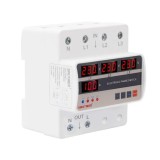 Releu Automat Trifazic Sinotimer STVP-935S-63A, 4 Poli, 63A, Protectie si Comutare Retele Electrice