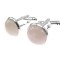 Butoni camasa cuart roz natural 12 mm