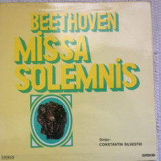 Beethoven Missa Solemnis dir. Constantin Silvestri dublu disc 2 LP vinyl clasica
