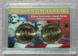 SUA 2 x 1 $ dollar 2007 P si D Thomas Jefferson in caseta de plastic UNC **, America de Nord