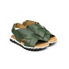 Sandale Baieti Piele BIBI Summer Roller New II Olive, Marimea 34 EU, Bareta Velcro, Talpa Antiderapanta