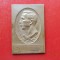 Placheta Stefan Minovici 1928 frumoasa, bronz