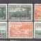 Luxembourg 1921-23 WWI Monuments Overprint Mi.137-9 144-6 MLH S.729