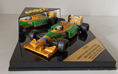 Macheta Benetton B193 B Michael Schumacher Formula 1 1993 - Onyx 1/43 F1 foto