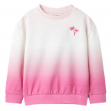 Bluzon pentru copii, roz deschis, 116, vidaXL